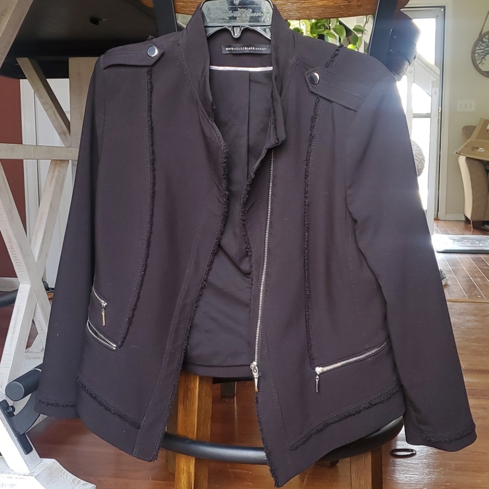 Tailored black jacket